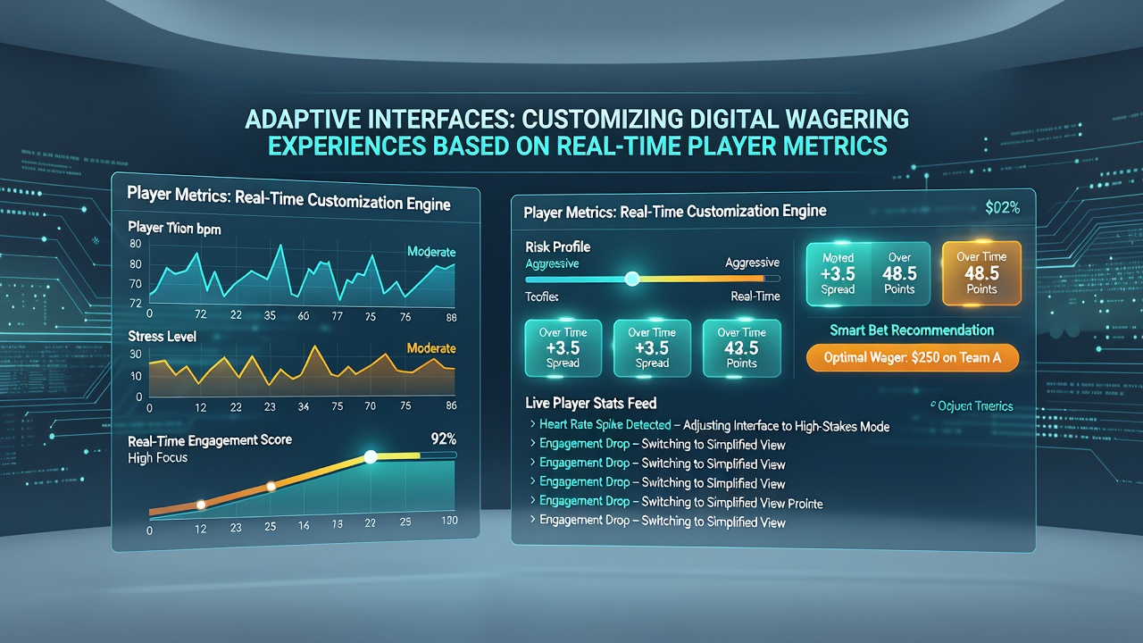 Dashboard met real-time spelersmetrieken en aangepaste interface-elementen