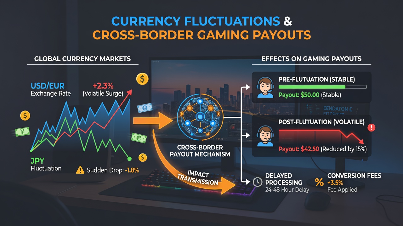 Internationale spelers die gaming uitbetalingen ontvangen via verschillende valuta