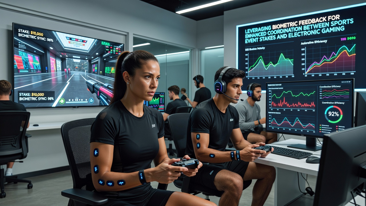 Gebruikersinterface die biometrische data combineert met live sportodds en slotresultaten