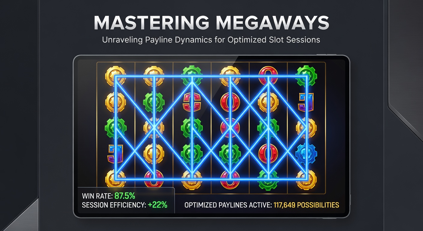 Grafiek van payline-verdelingen in een Megaways-slot, met staafdiagrammen die ways per spin tonen en een overlay van RTP-curves