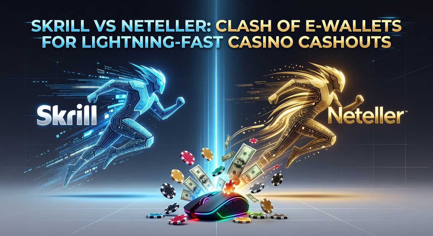 Grafiek met snelheidsvergelijking tussen Skrill en Neteller uitbetalingen in online casino's, inclusief fee- en limietbalken