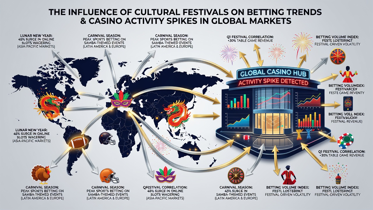Statistieken over casino activiteit tijdens festivals wereldwijd